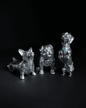 Roboterhunde 3er-Spielzeugset Desktop Dekorationsobjekt