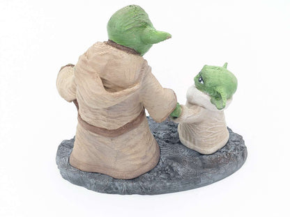 Star Wars Yoda und Grogu Figur Star Wars Yoda Figur 18 cm Großformat