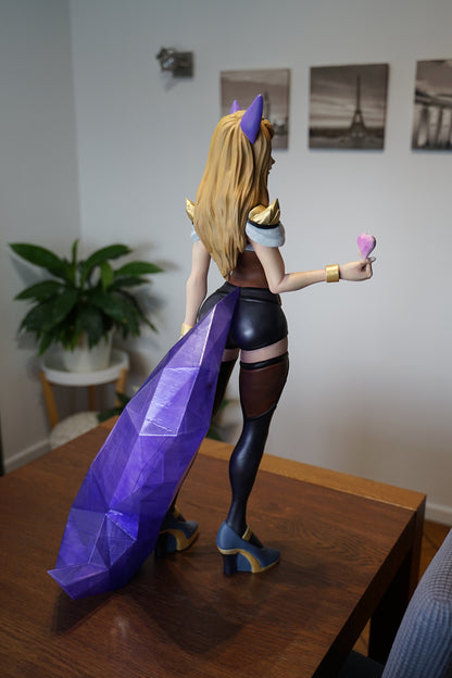 LOL Ahri Figur League of Legends Neunschwänzige Füchsin Ahri Figur Groß 25CM