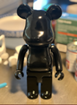 Schwarze Bearbrick Bemalte Figur Bear Brick Figur Groß 20CM