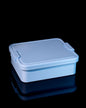 Harte Kunststoff-Aufbewahrungsbox mit Schloss, Brotdose mit Schloss, 17 CM