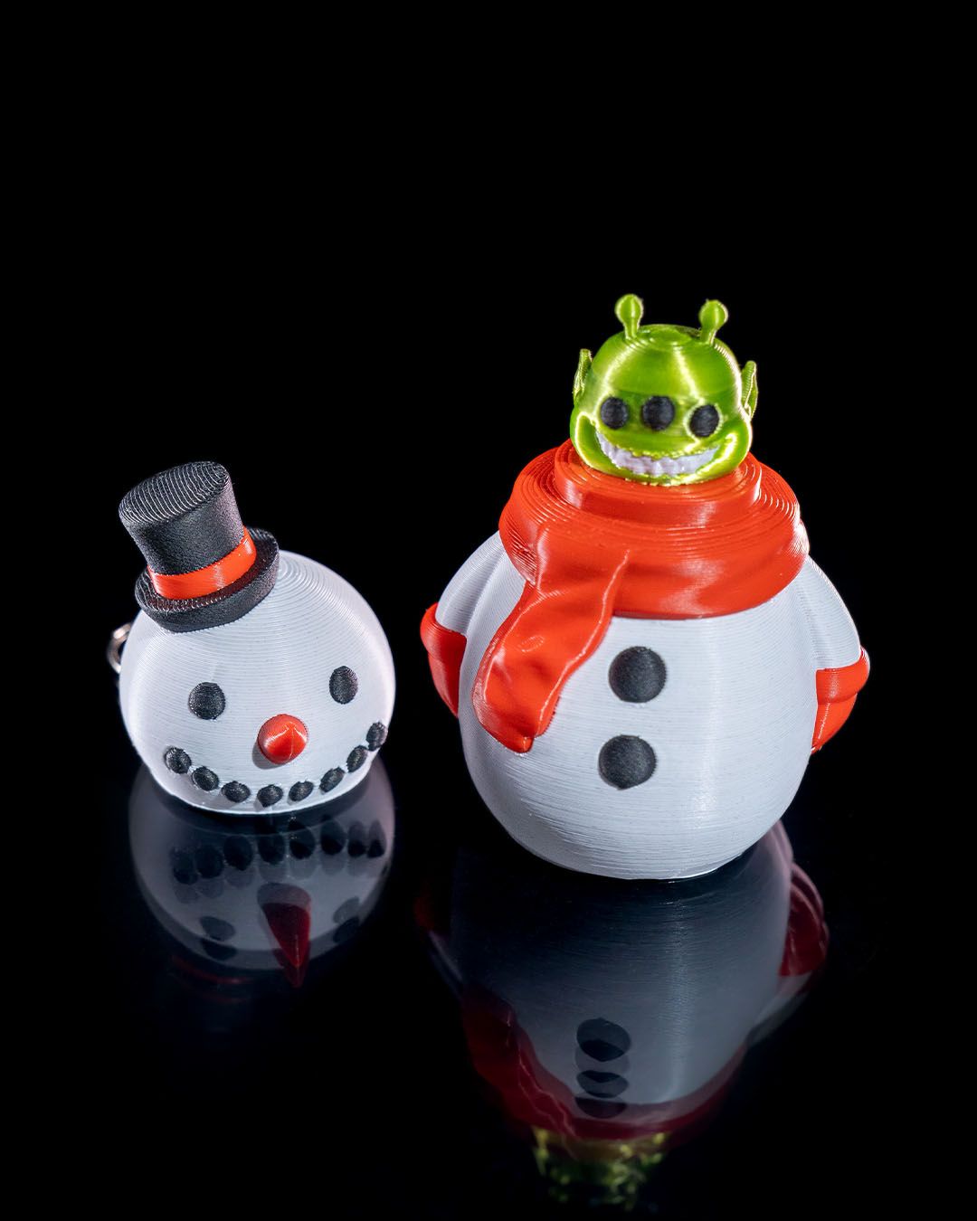 Alien Schneemann Weihnachtsdekoration Schneemann Tannenbaumschmuck 18CM