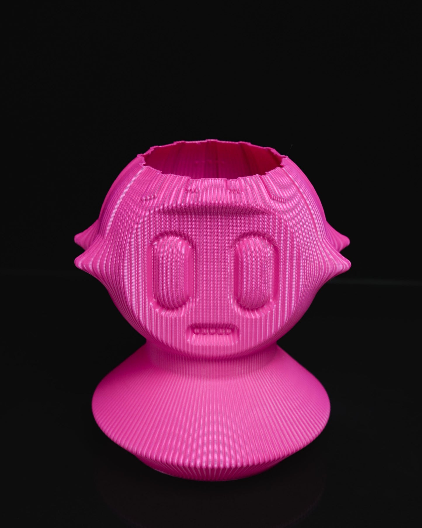 Futuristische Galaxie Dekorative Rosa Roboter-Vase