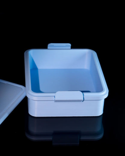 Harte Kunststoff-Aufbewahrungsbox mit Schloss, Brotdose mit Schloss, 17 CM