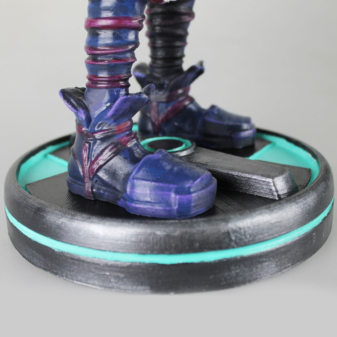 LOL Ekko Bemalte Figur League of Legends Zeitbrecher Junge Figur Groß 25CM