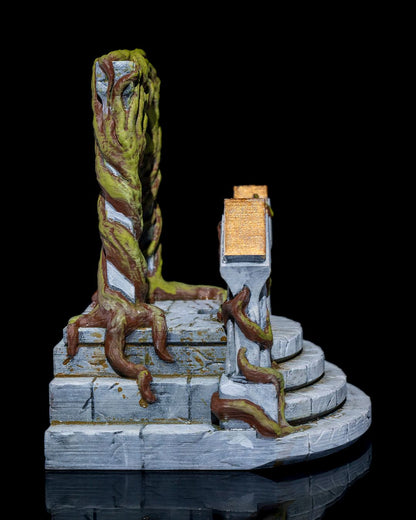 Antik-Tor-Tischtelefonständer Groß 20CM