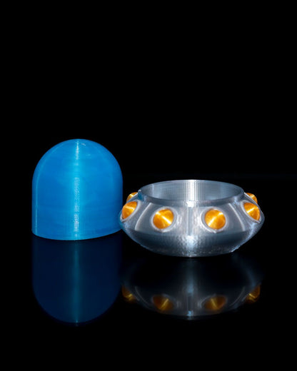 Space Ship Ufo Gewürzmühle Tabak Grinder 7CM