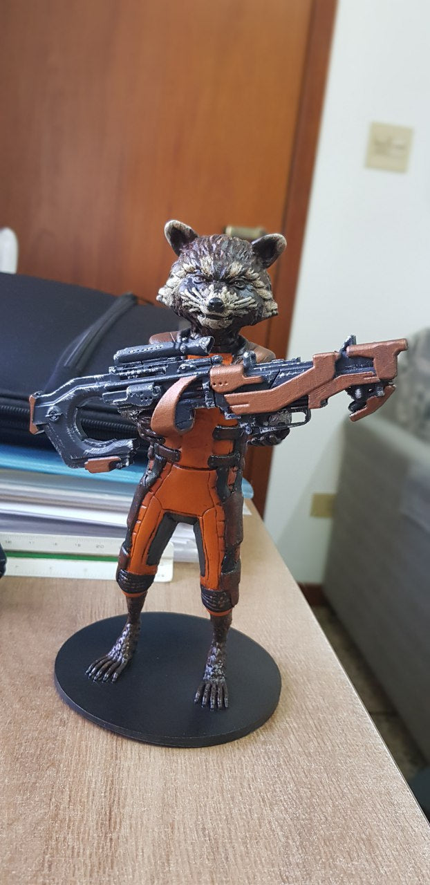 Guardians of the Galaxy Waschbär Figur Guardians of the Galaxy Rocket Raccoon Objekt 13CM