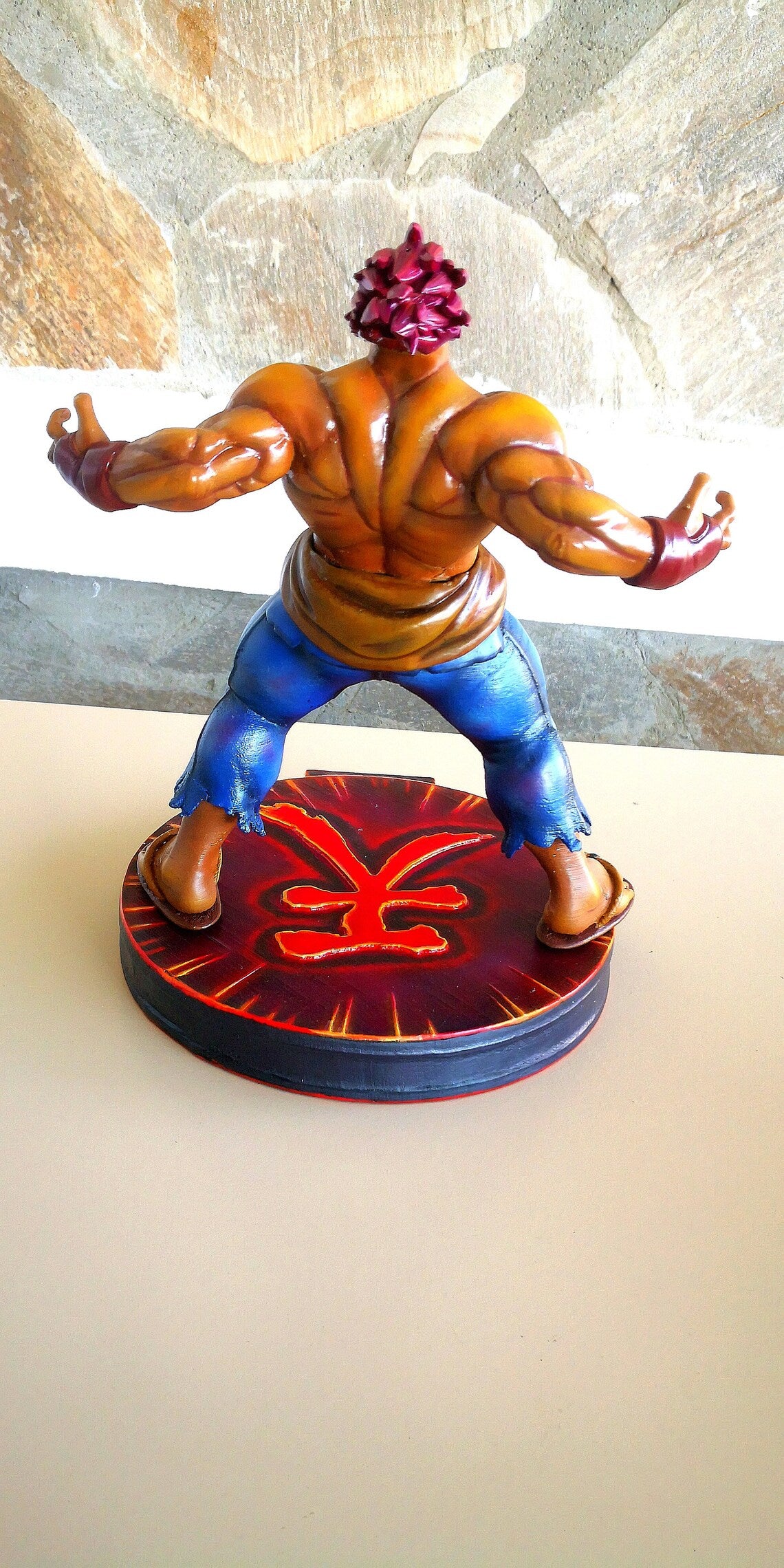 Street Fighter Wütender Akuma Figur Street Fighter Wütender Akuma Objekt 25CM Groß Bo