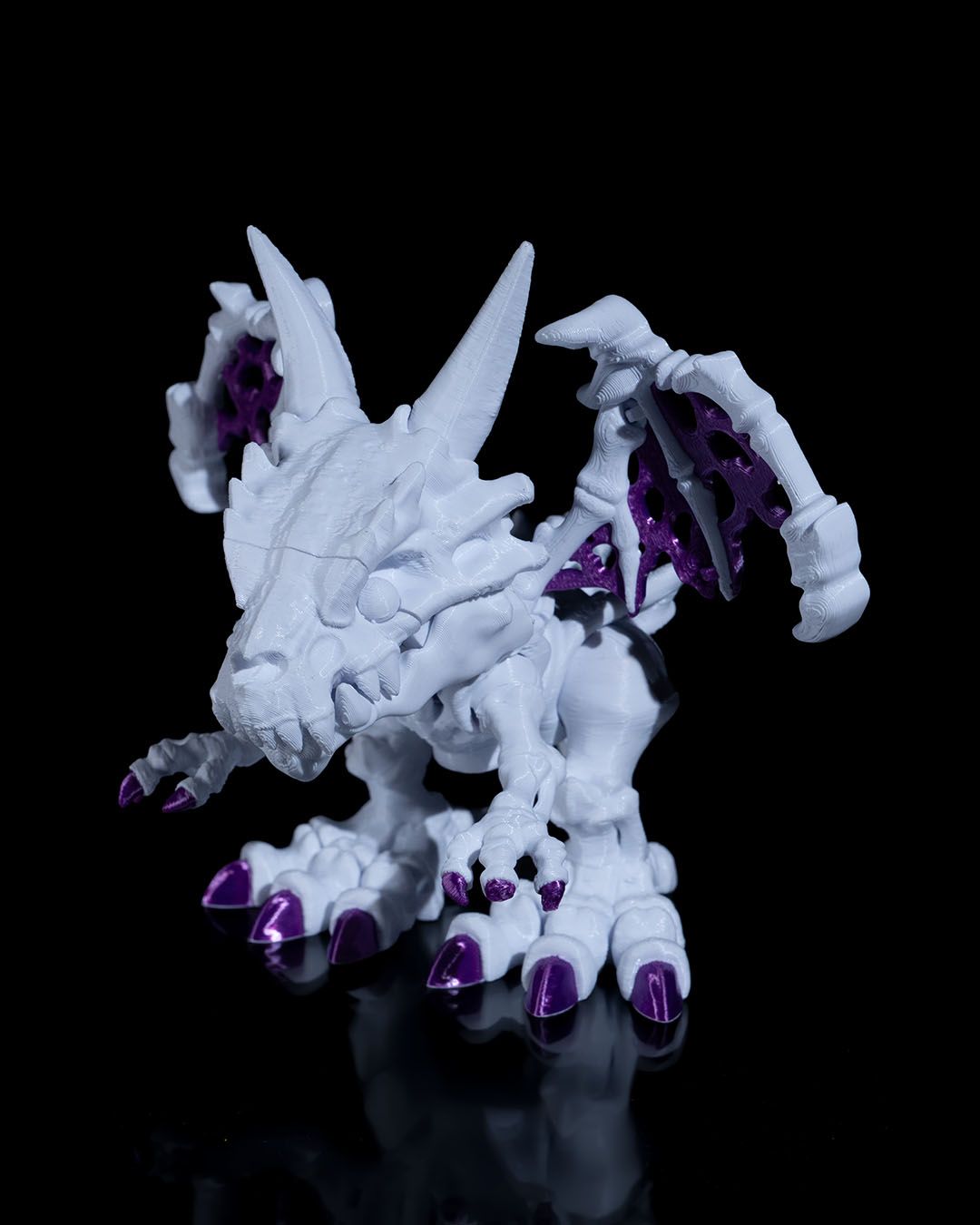 Skelett-Drache Bewegliche Figur 13CM