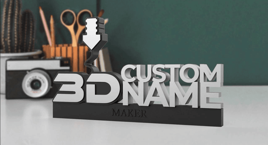 İsme Özel 3 Boyutlu Yazılımcı Masa İsimliği Yazılımcı 3D Masaüstü İsimlik Ofis M