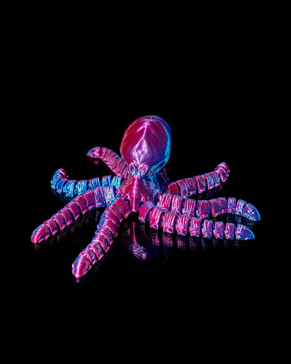 Krake mit Taucherhelm, bewegliches Spielzeug Oktopus, bewegliches Spielzeug