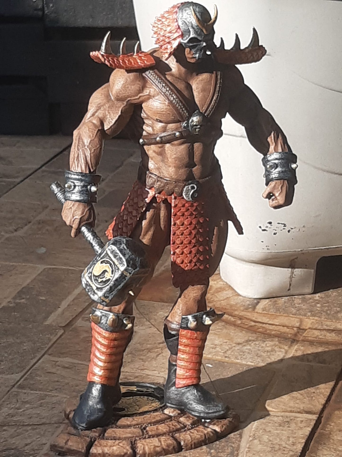 Mortal Kombat Shao Kahn Figur Mortal Kombat Shao Kahn Objekt Groß 25CM