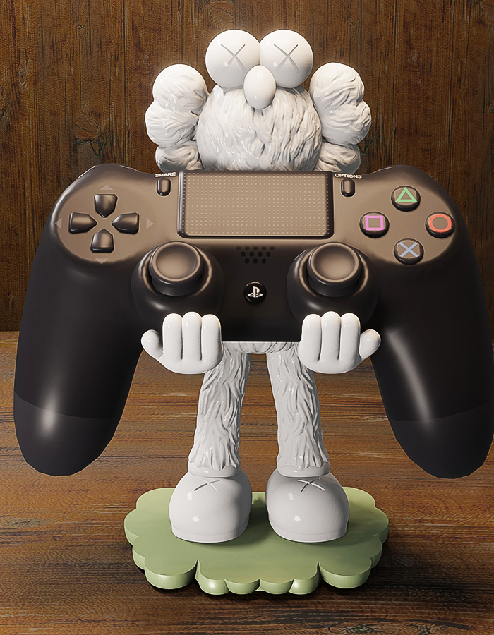 Kaws BFF Konsolenhalter – Kaws BFF PS Controller Xbox Controller Halterung Groß 20CM