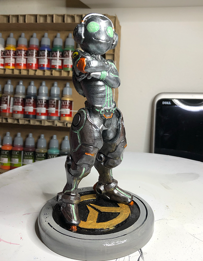 Overwatch Lucio Roboter Figur bemalt 15CM