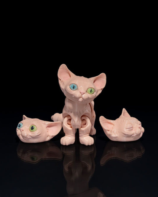 Sphynx Hareketli Kedi Figürü