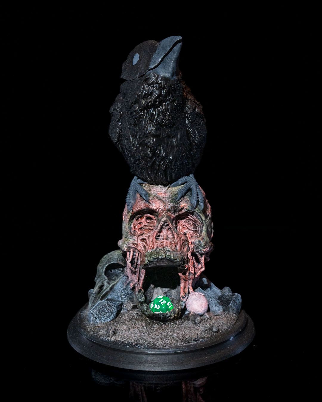Game Of Thrones Rabe Totenkopf Beweglicher Würfelturm 25CM Groß