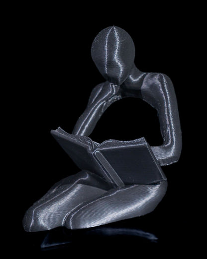 Buchlesender Mensch Abstrakter Deko-Gegenstand Abstrakte Menschenfigur Groß 20CM