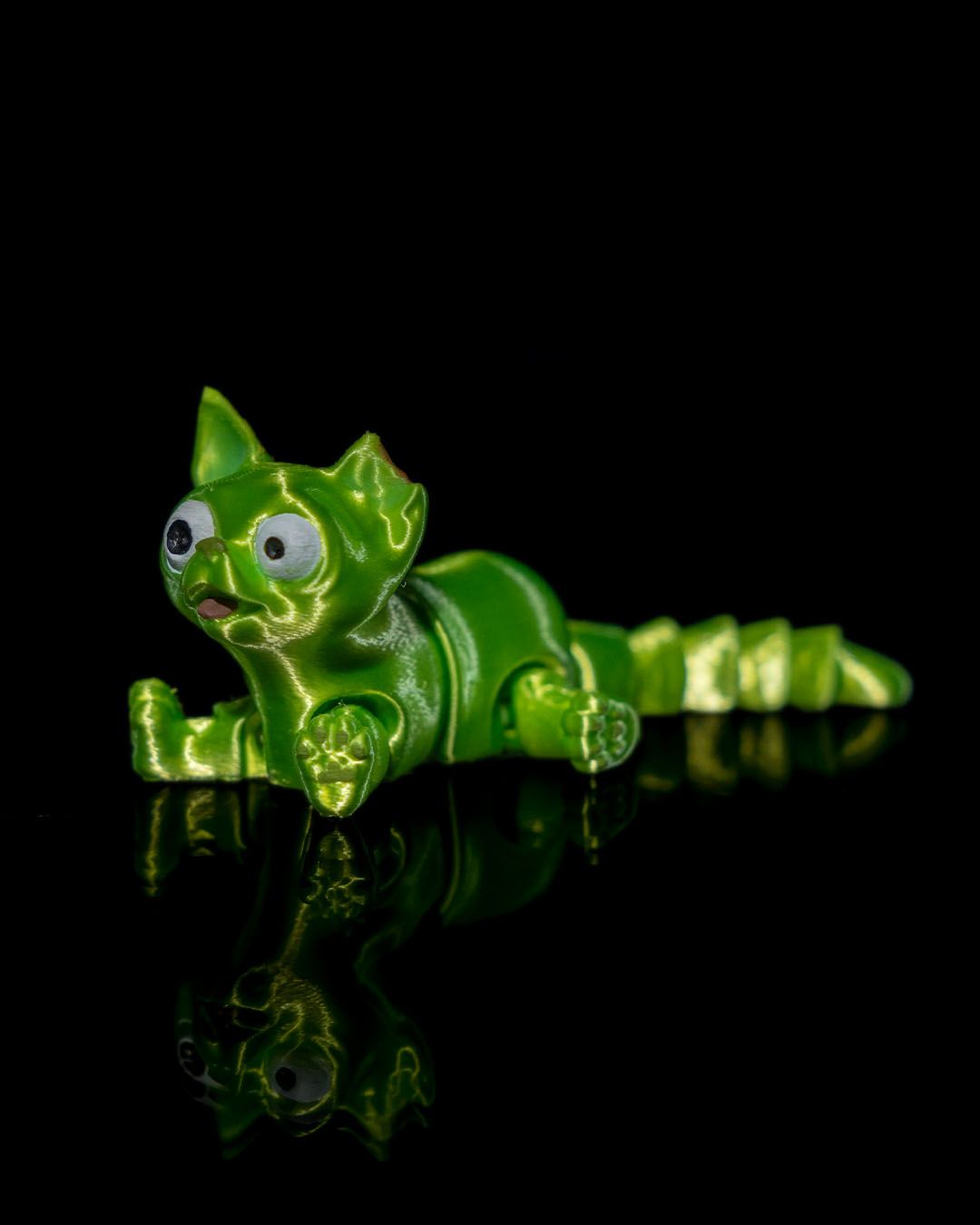 Halloween Zombie Katze Bewegliches Spielzeug 13 CM