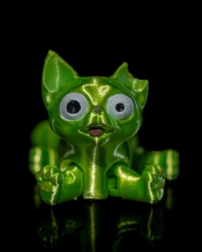 Halloween Zombie Katze Bewegliches Spielzeug 13 CM