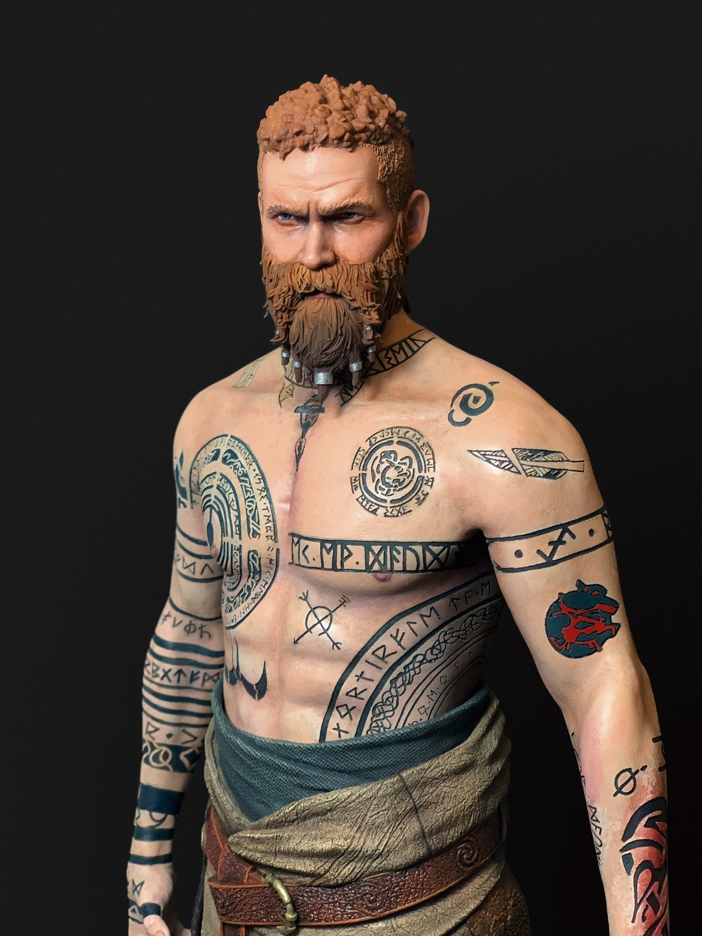 God of War Baldur God of War Barbar Baldur Figur Groß 35CM