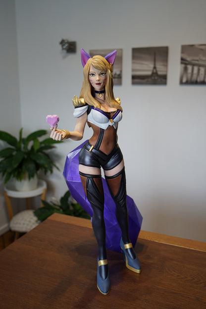 LOL Ahri Figur League of Legends Neunschwänzige Füchsin Ahri Figur Groß 25CM