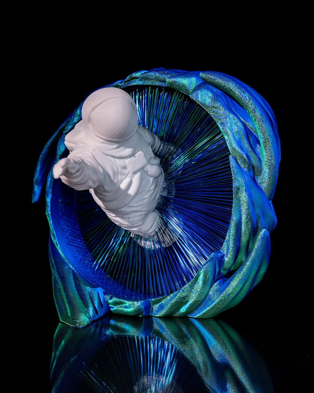 Interstellar Astronaut Raum Dekorative Figur Weltall Desktop Figur 18CM