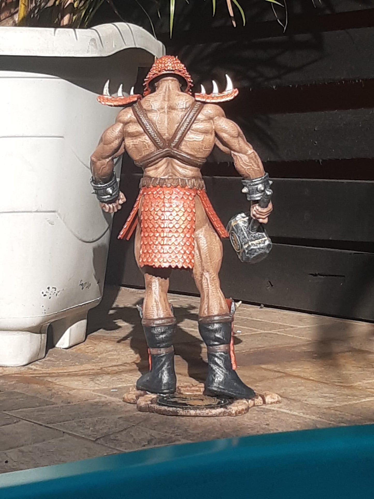 Mortal Kombat Shao Kahn Figur Mortal Kombat Shao Kahn Objekt Groß 25CM