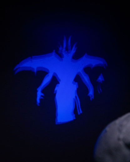 Halloween Totenkopf LED-Licht mit 11 Schatten Halloween Totenkopf LED-Lampe 14CM