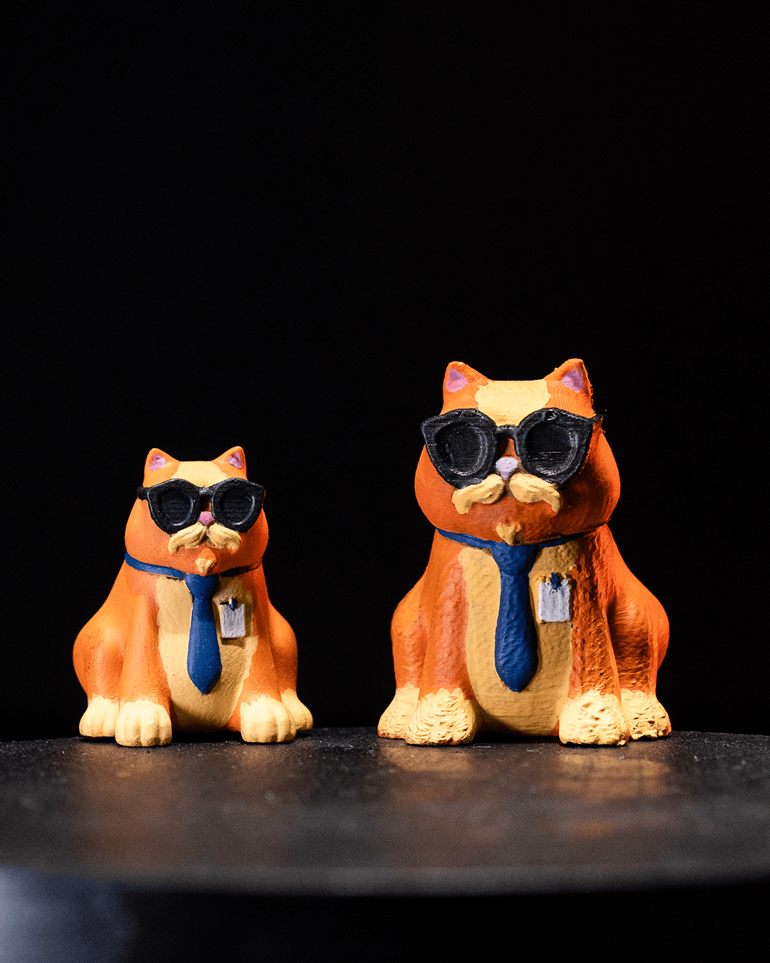 Garfield 3er Katzen-Set Monitor Deko Desktop Dekorationsobjekt
