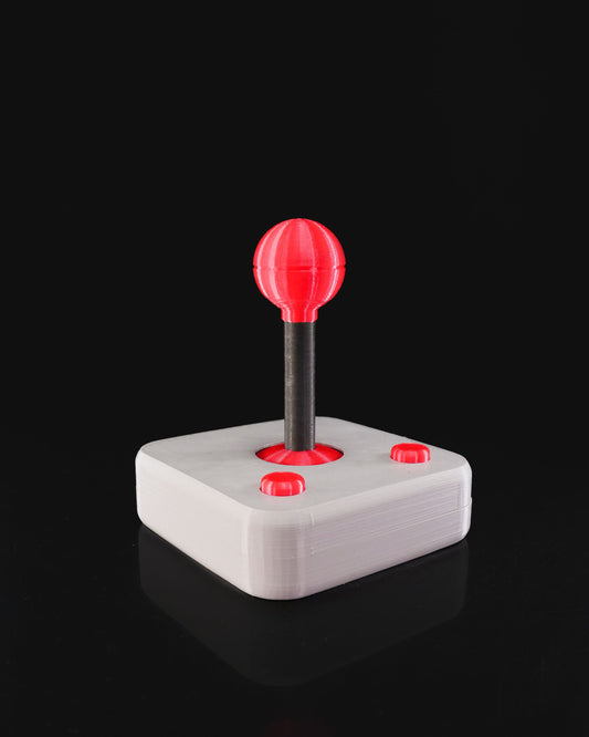 Retro Atari Console Single Joystick Action Figure