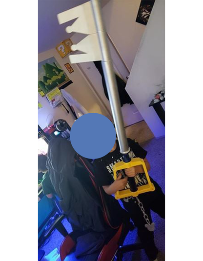 Kingdom Hearts Goldener Schlüssel Spielzeug Kingdom Hearts Sora Keyblade RIESIG 60CM