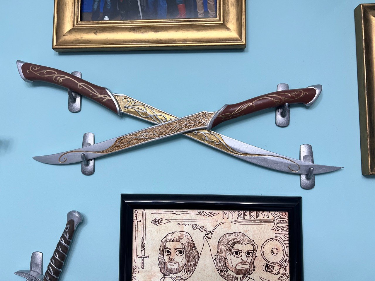 Herr der Ringe Legolas' Klingen Legolas' Schwert Originalgröße Riesenformat