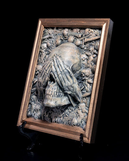 Skull Schädel Ich habe nichts gesehen, nichts gehört, nichts gewusst Dekorative Skizzenbilder 3er Set(