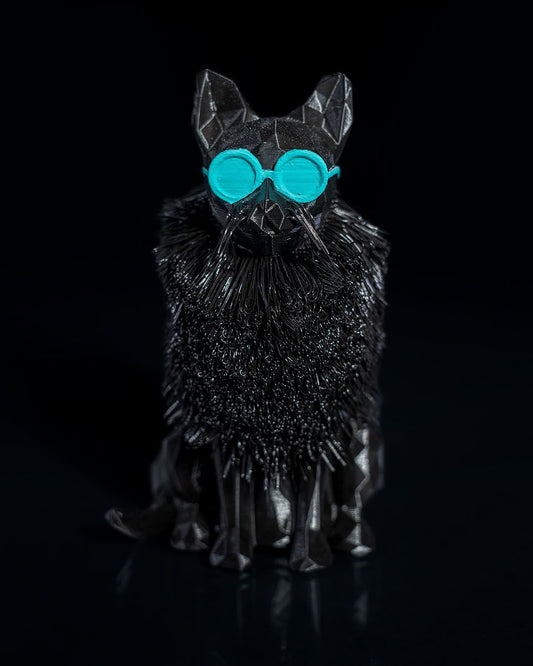 Prizma Cool Siyah Kedi Masaüstü Dekoratif Obje 13CM