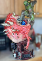 Doom Slayer Figur Doomguy Objekt Doom Cacodemon Figur 65CM Riesen Größe