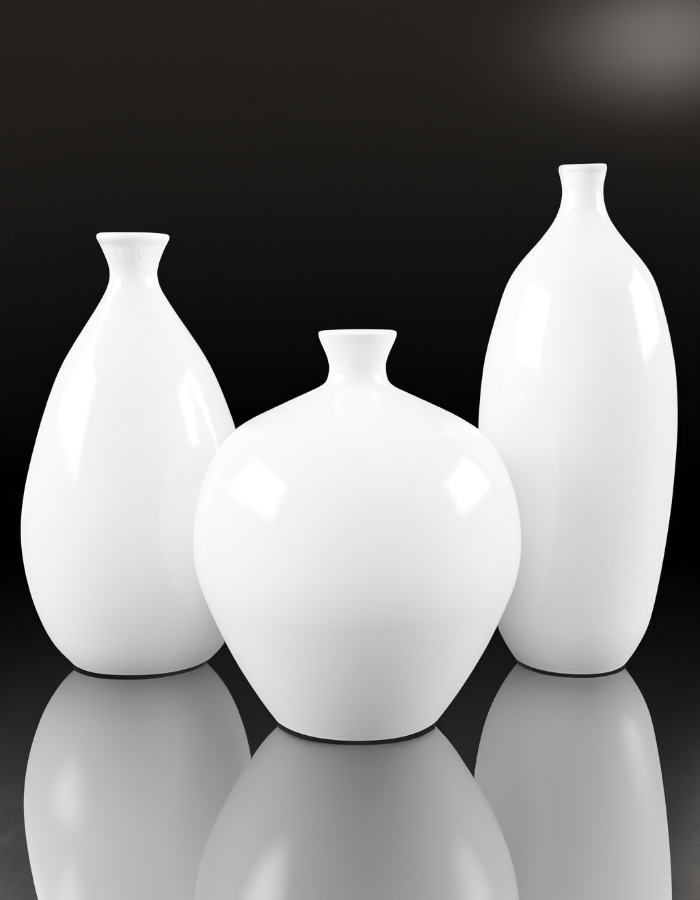 Zeitgenössische Moderne Vase Groß 25 CM