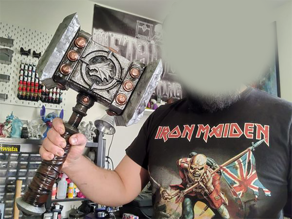 Doomhammer Warcraft Hammer WOW Doomhammer Warcraft Orgrim Doomhammer 25CM Büste