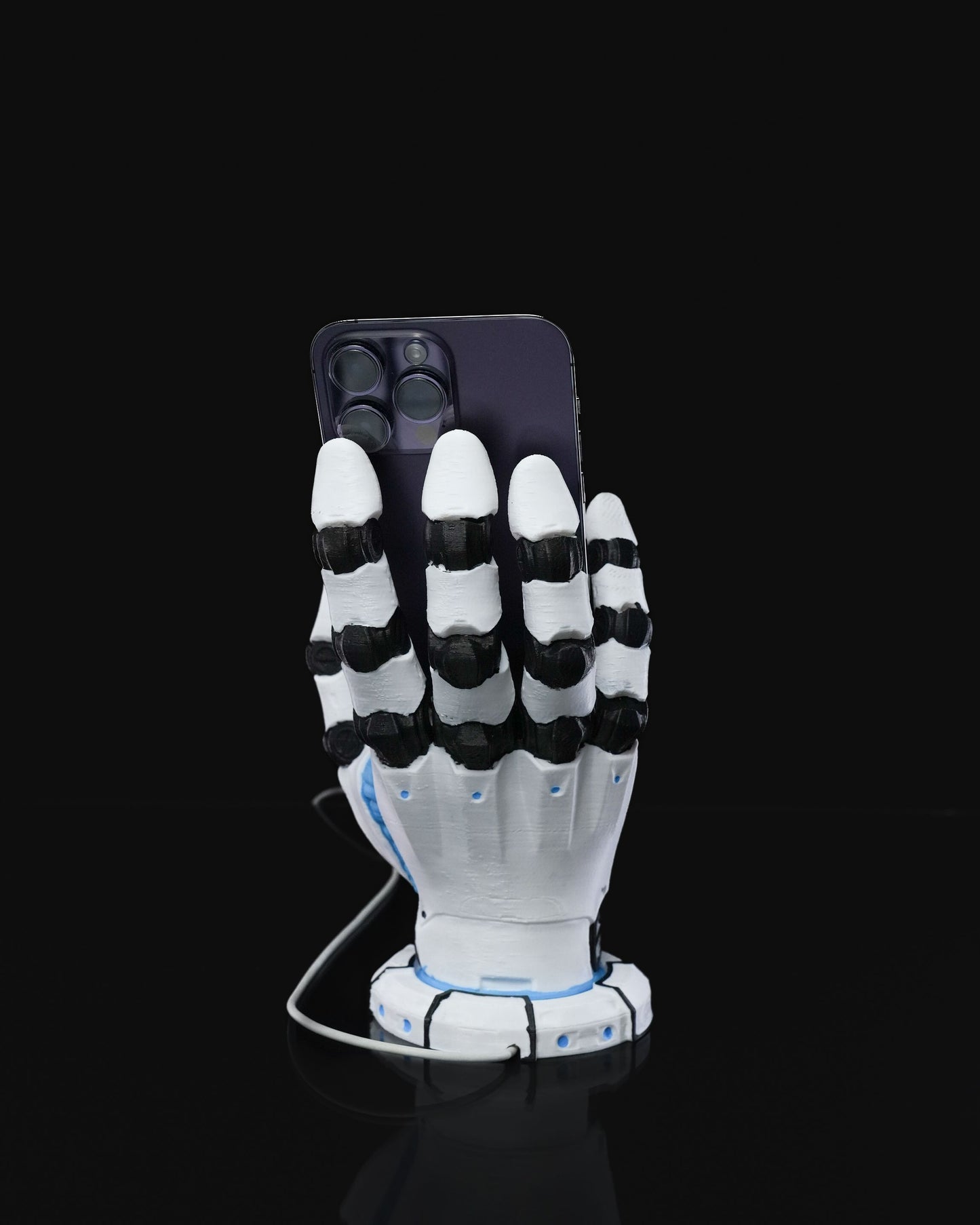 Roboterhand-Telefonhalterung (mit Ladefach) 19CM