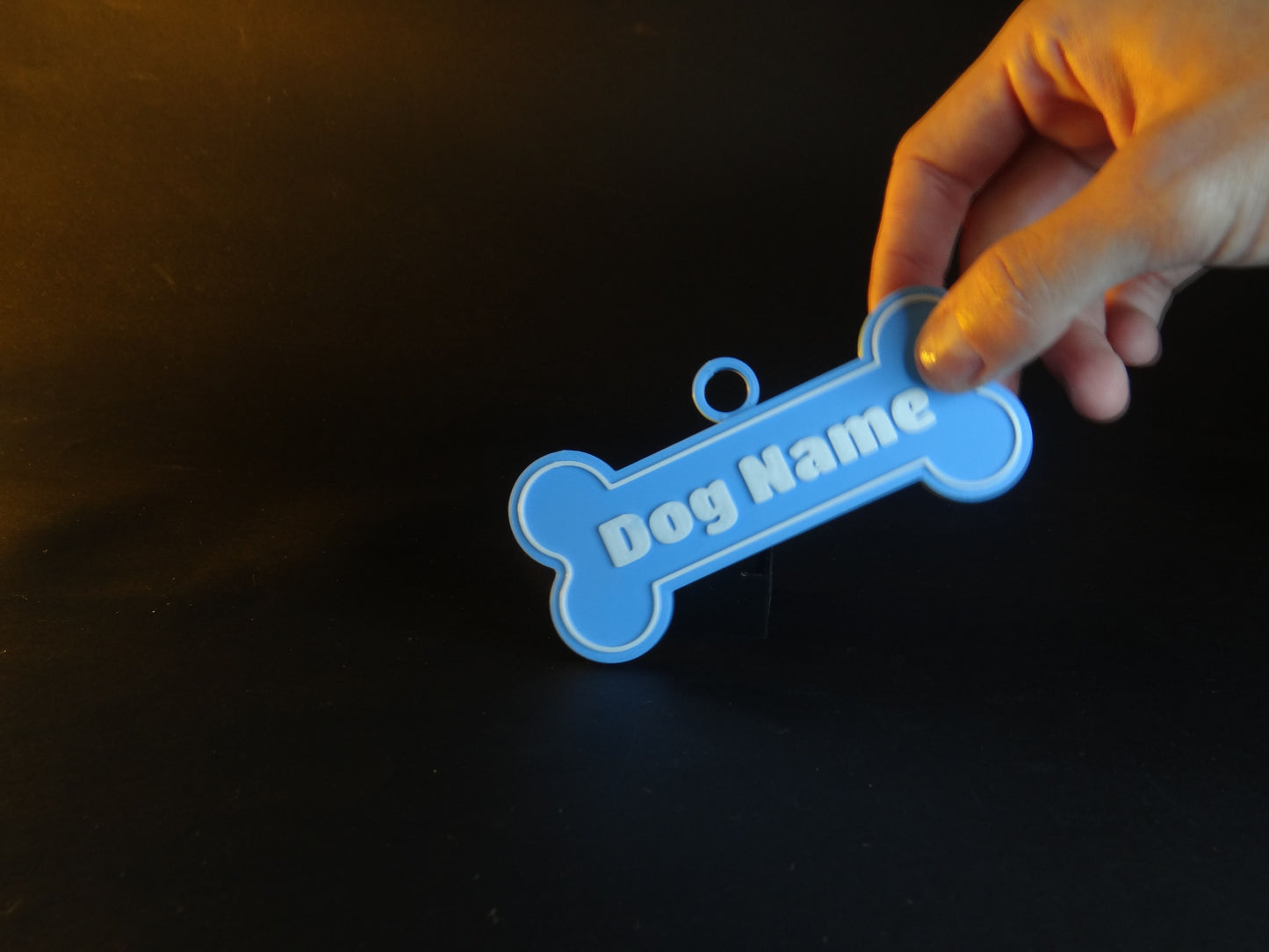 Personalisierte Hundemarke Hunde Halsband Knochen-Namensschild
