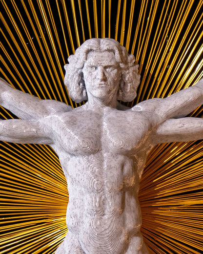 Leonardo Da Vinci Vitruvianischer Mann Dekorationsobjekt 21CM