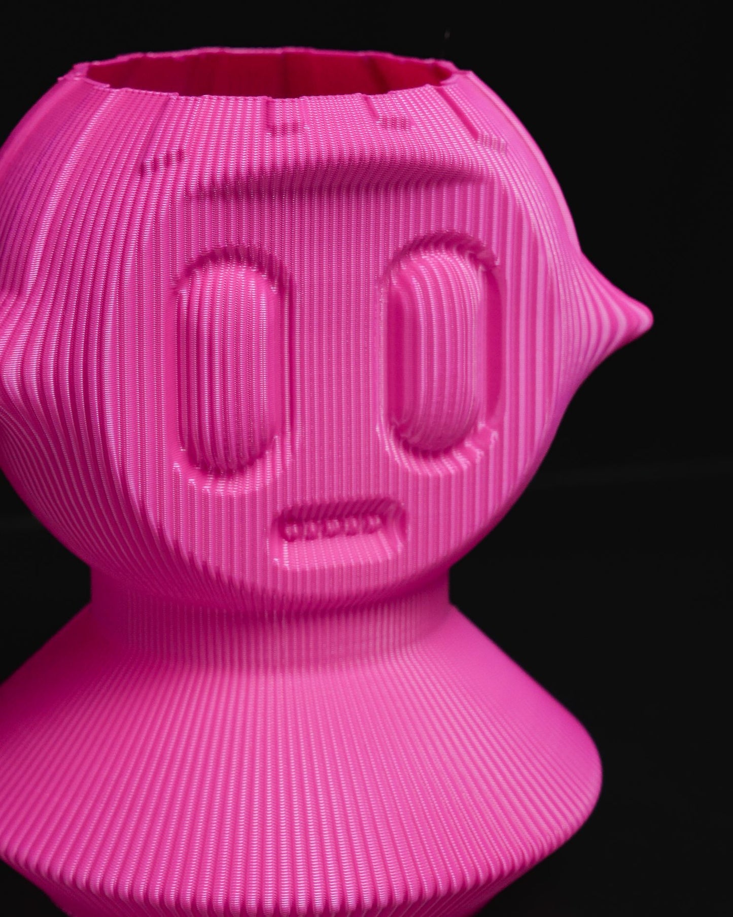 Futuristische Galaxie Dekorative Rosa Roboter-Vase