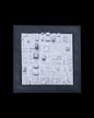 Indianapolis 3D-Stadtsilhouette, dekoratives, minimalistisches Wandbild Indiana