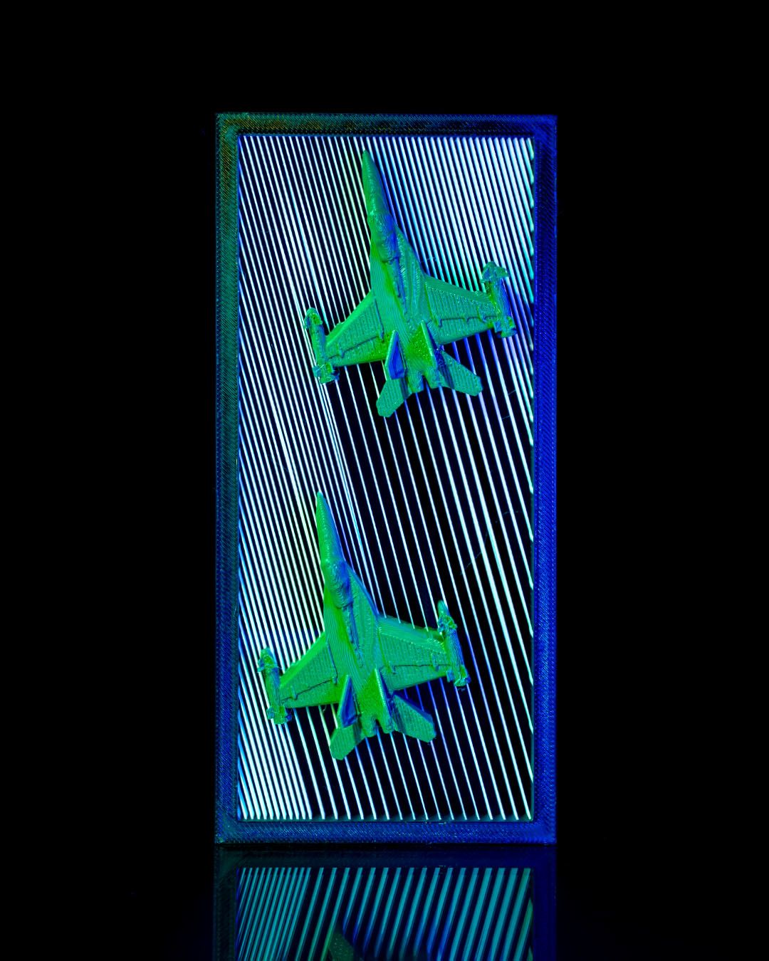 Dekorative Jetflugzeuge, Kampfflugzeuge, 3D Deko-Objekt 16CM