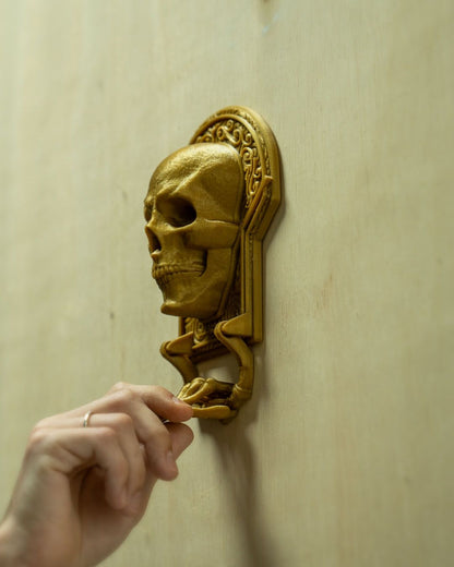 Totenkopf-Türklopfer, groß, 19 cm