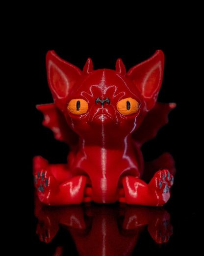 Halloween Chihuahua, Teufelshund Bewegliches Spielzeug 13 CM
