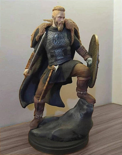 Wikinger Ragnar Lothbrok Figur Wikinger Ragnar Objekt 25CM Groß