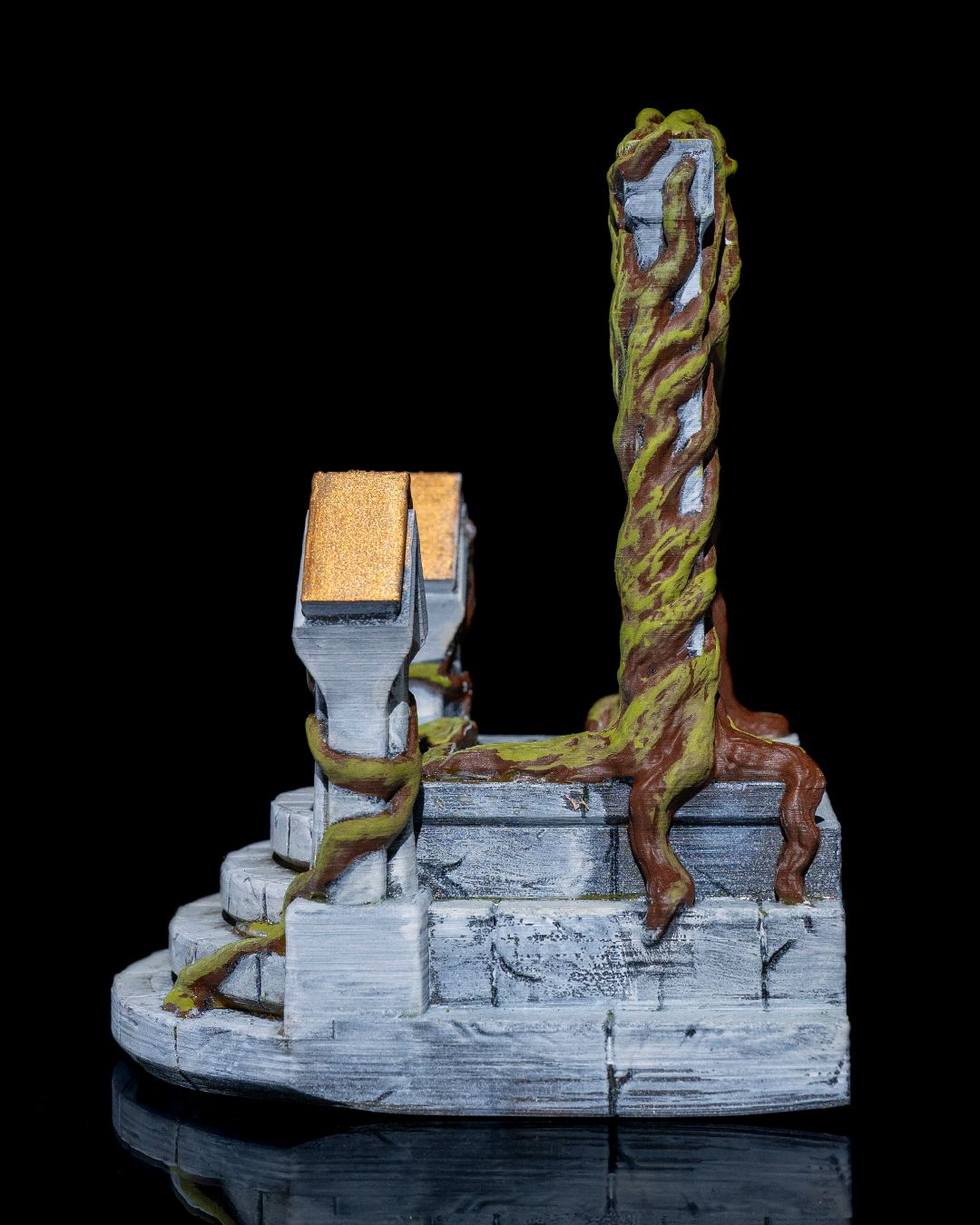 Antik-Tor-Tischtelefonständer Groß 20CM