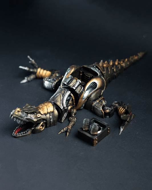 Jurassic Park Bewegliches T-Rex Dinosaurier Spielzeug Steampunk Bewegliches Spielzeug Dinosaurier