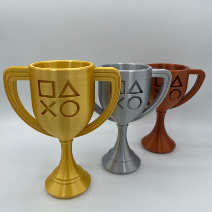 Playstation Trophäenfigur 3er-Set Playstation Gold-Trophäe Silber-Trophäe Bronze-Trophäe